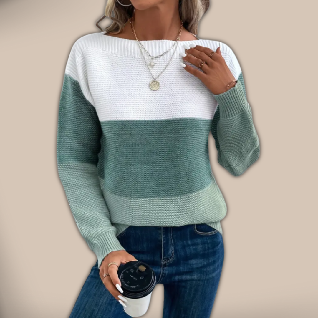 Calista Elegant Long-Sleeve Sweater