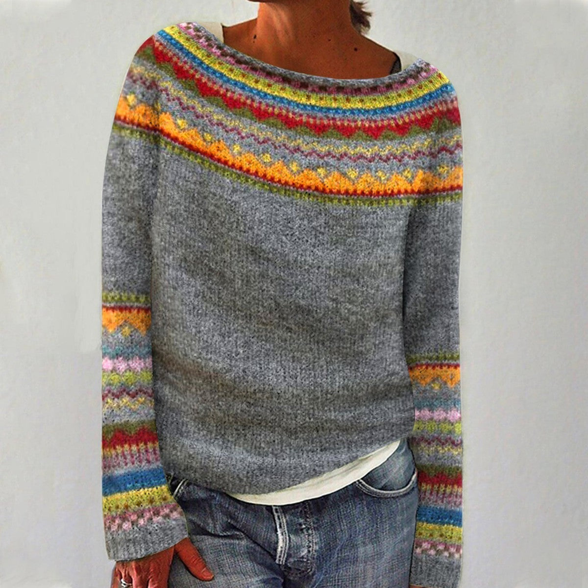 Kirra | Women's Retro Knitted Sweater