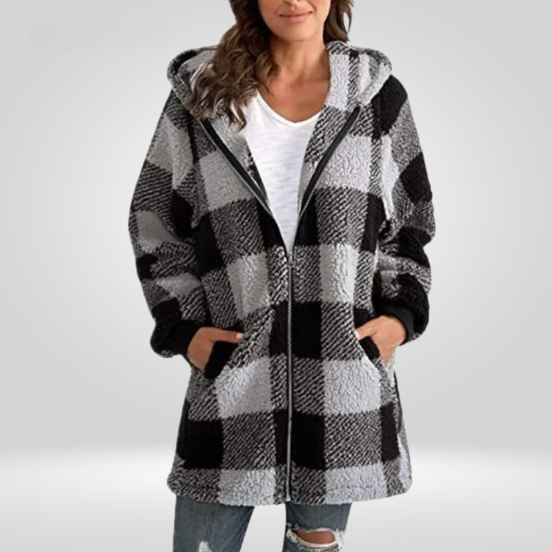 Novalee | Cozy plaid jacket