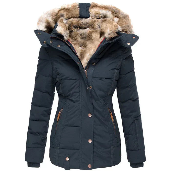 Belén | Warm winter coat with fur lining