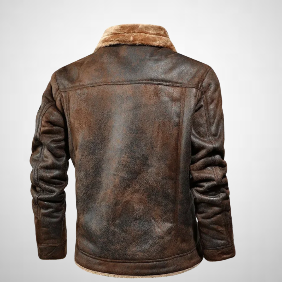 Thierry | Warm leather jacket