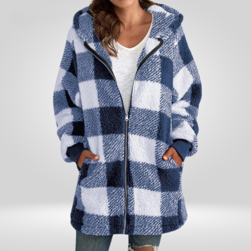 Novalee | Cozy plaid jacket