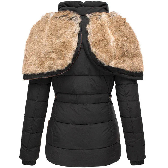 Belén | Warm winter coat with fur lining