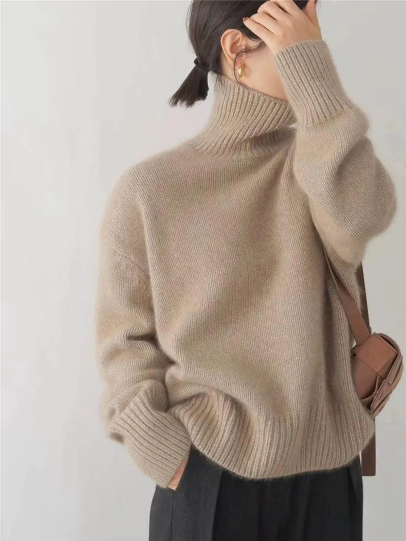 Milena | Comfortable knit turtleneck sweater