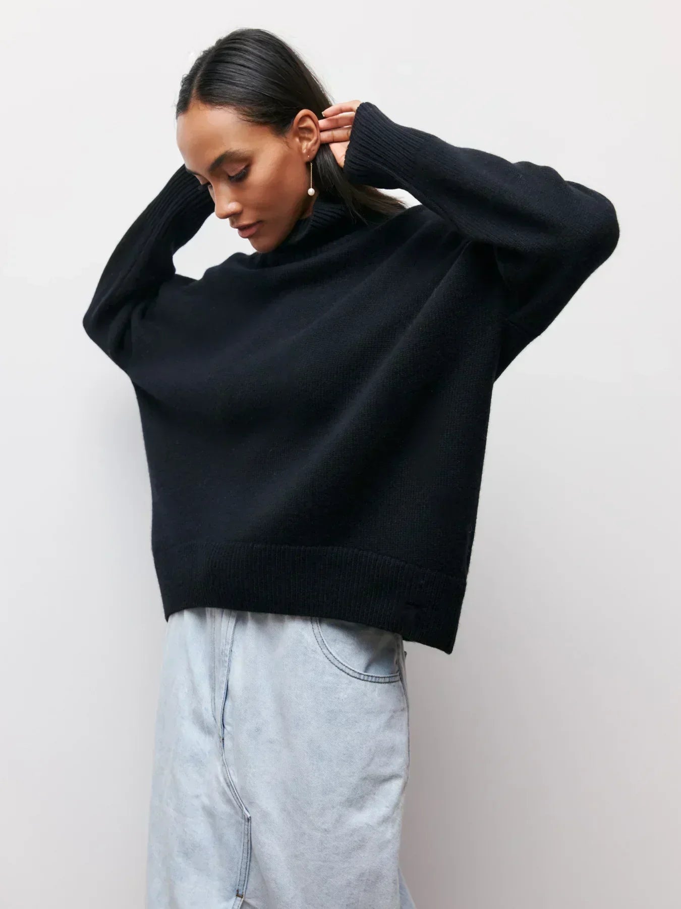 Olivia | Sweater with turtle neck