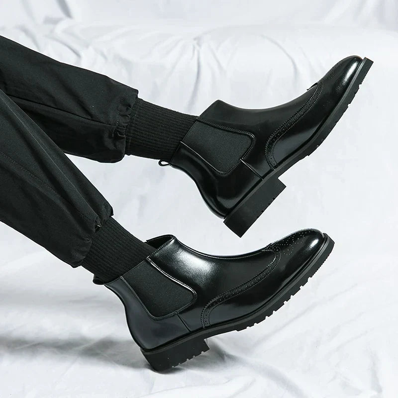 Adriel | leather Chelsea boots