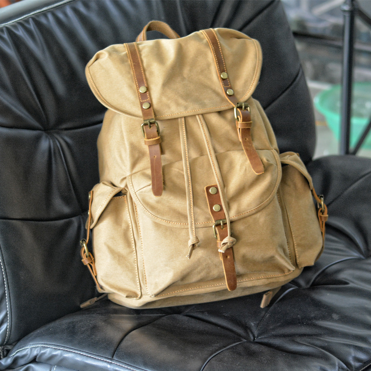 INTERLAKEN | Military Canvas Backpack