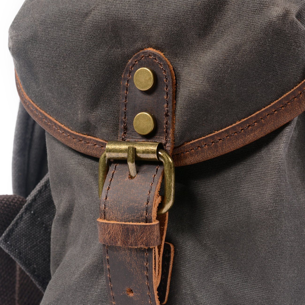 Salzburg | Linen leather rucksack