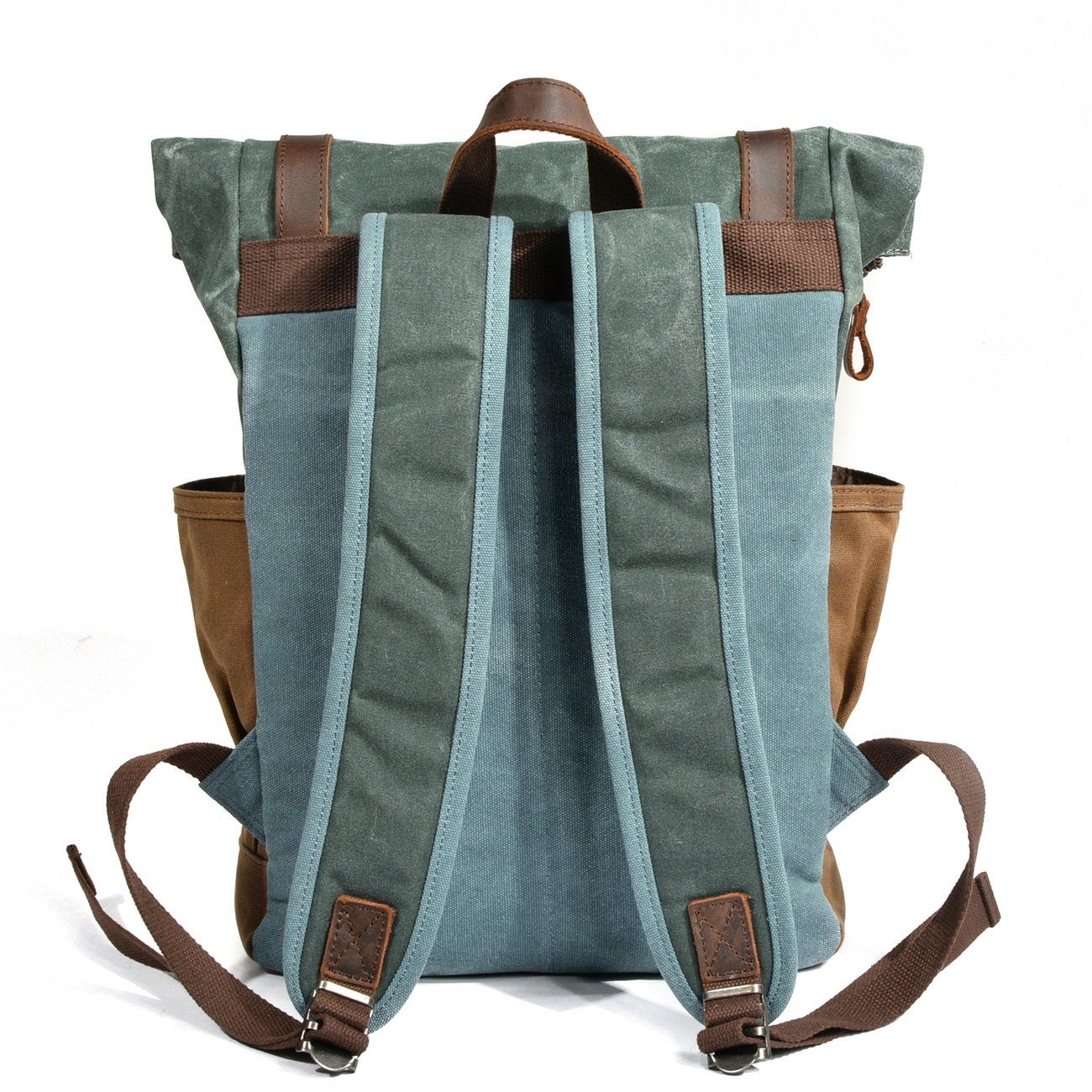 Marseille | Wax-coated canvas roll-top rucksack