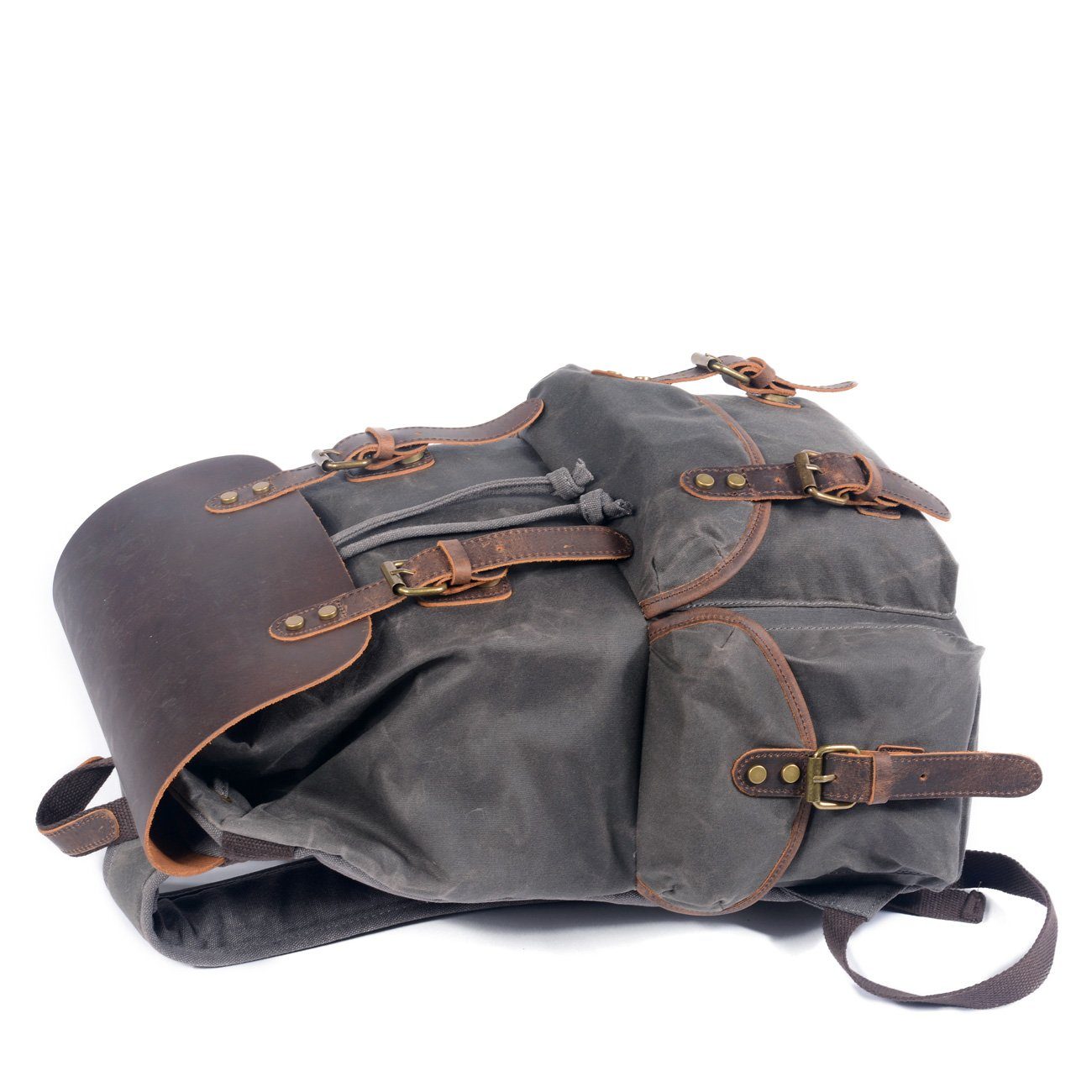 Salzburg | Linen leather rucksack